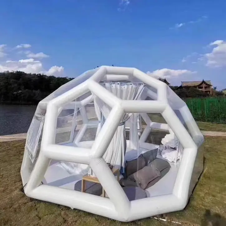 Outdoor Bubble House Transparent Tent Breathable Football Tent