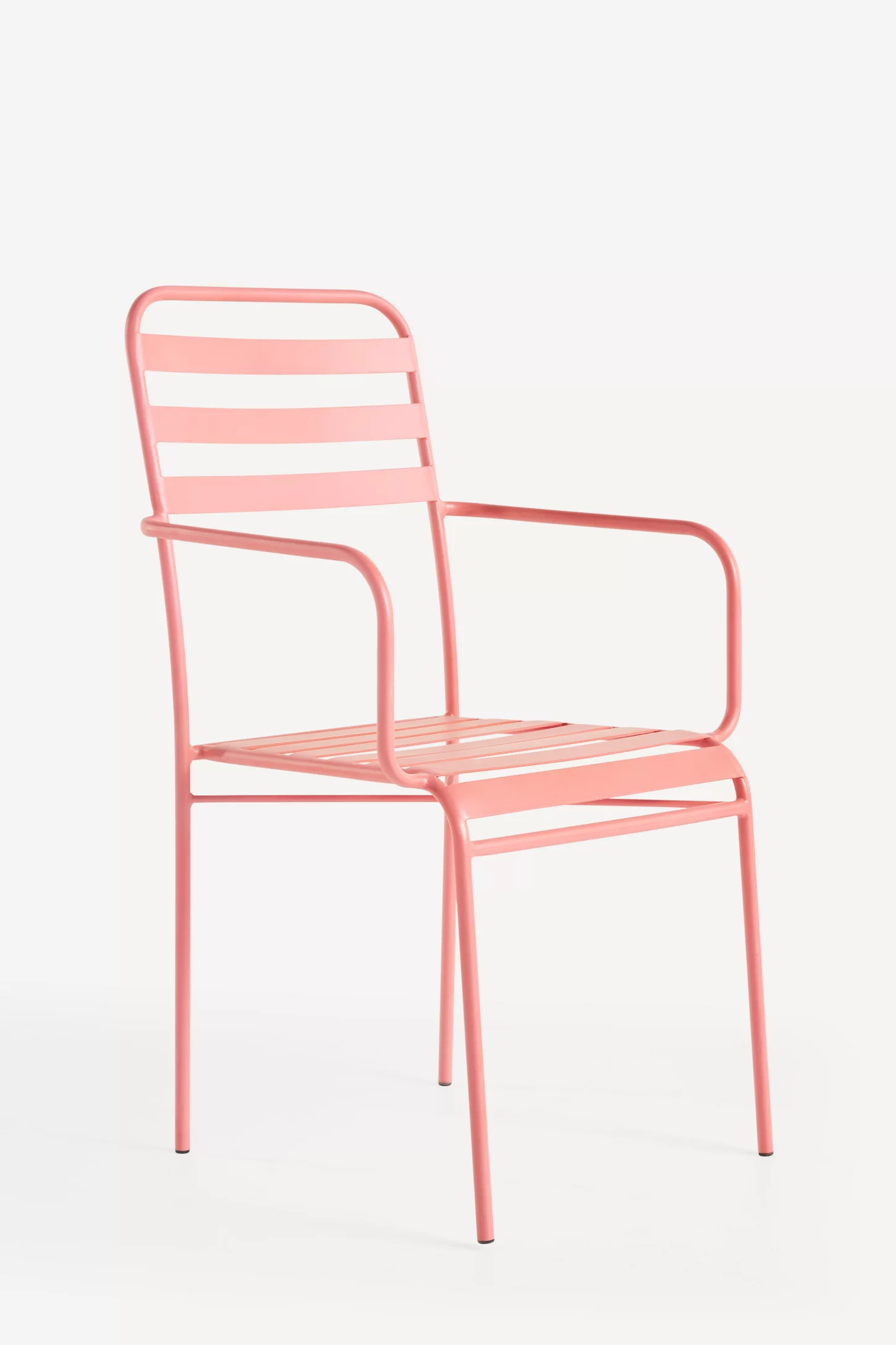 Outdoor Dining Chairs, Set of 2, Peach Pink